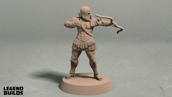 Realm of Eros soldier archer pose 2 front