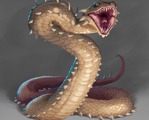 Xantian desert snake