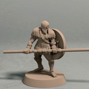 Realm of Eros longspear pose 1 front