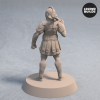 Soldiers of Nemis with Maces Pose 1 Back Fantasy Miniature