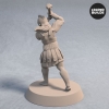 Soldiers of Nemis with Maces Pose 2 Back Fantasy Miniature