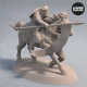 Empire of Jagrad Cavalry Unit with Spear Pose 1 Fantasy Miniature