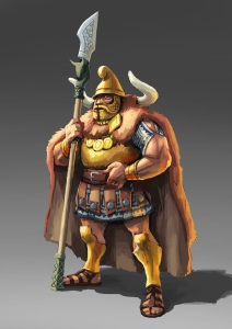 King Krinatox of Naxios Illustration LegendBuilds